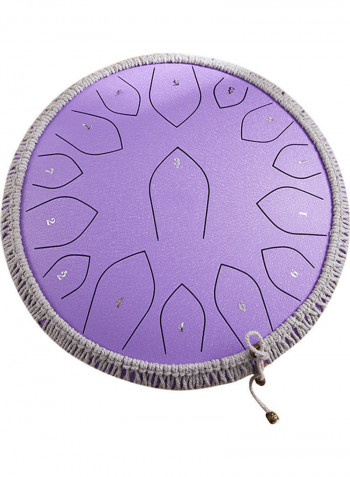 14-Inch 15-Tone Steel Tongue Drum Set