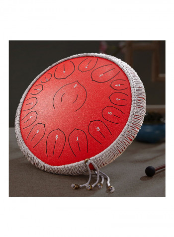 14-Inch 15-Tone Steel Tongue Drum