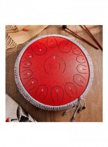 14-Inch 15-Tone Steel Tongue Drum