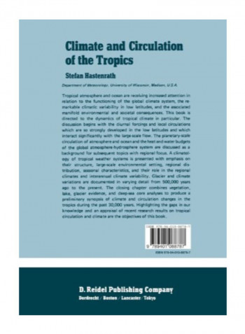 Climate And circulation Of The tropics Paperback