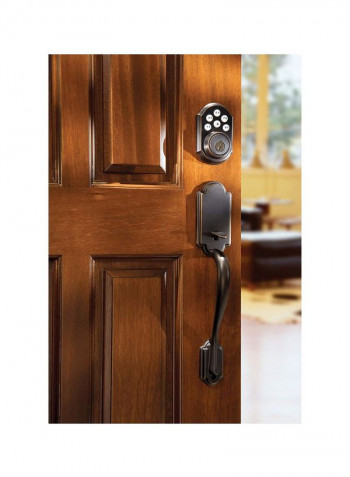 SmartCode Electronic Deadbolt Smart Key Black/Grey 3.5x5.38x9.88inch