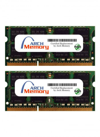 2-Piece SODIMM DDR3 RAM For Lenovo ThinkPad E540 20C6008TUS 8GB Multicolour