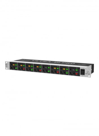 Mains With Phantom Powered 8-Channel DI-Box DI800V2 Black/Grey