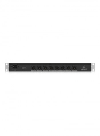 Mains With Phantom Powered 8-Channel DI-Box DI800V2 Black/Grey
