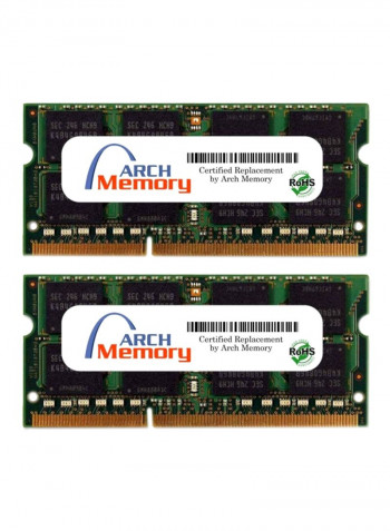 Pack Of 2 SODIMM DDR3 RAM For Lenovo ThinkPad T540p 20BF001CUS 8GB Green