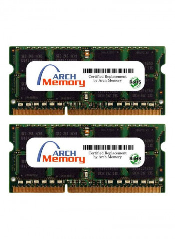 2-Piece SODIMM DDR3 RAM For Lenovo ThinkPad W540 20BG Series 8GB Green