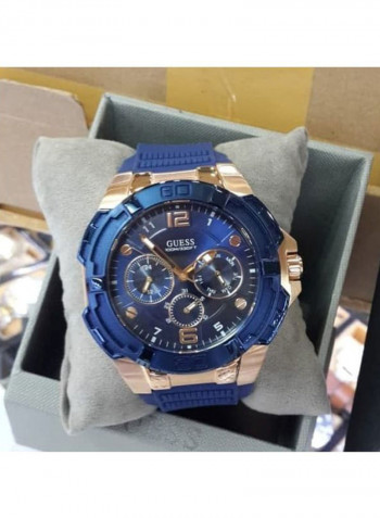 Men's Water Resistant Silicone Analog Watch W1254G3