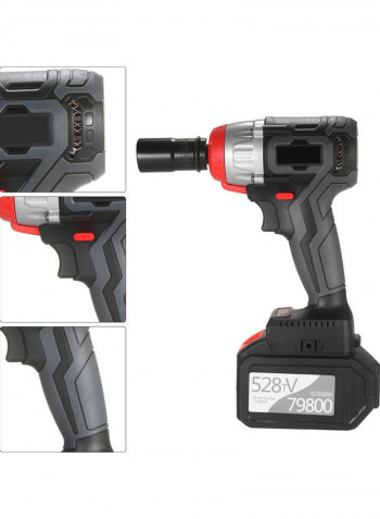 Cordless Impact Wrench Kit Black