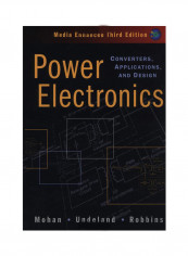 Power Electronics: Converters, Applications And Design Hardcover 3