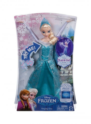 Frozen Singing Elsa Doll CHW87 11inch