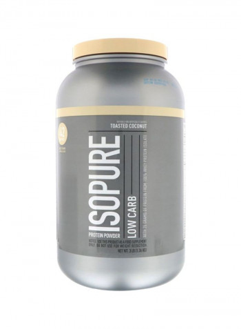 IsoPure Low Carb Protein Powder - Toasted Coconut