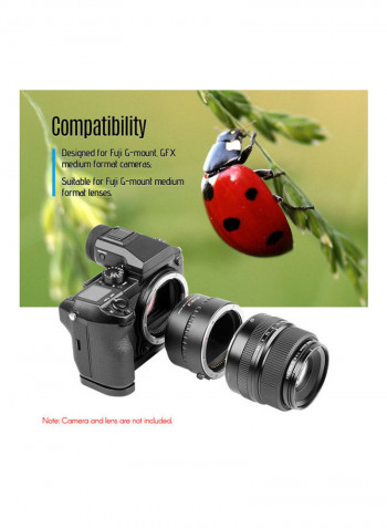Dg-gfx  Automatic Electronic Macro Extension Tube Black/White