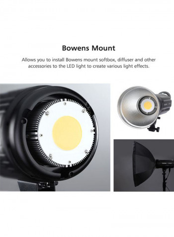 Photography LED Video Light 40.5x22x27centimeter Black