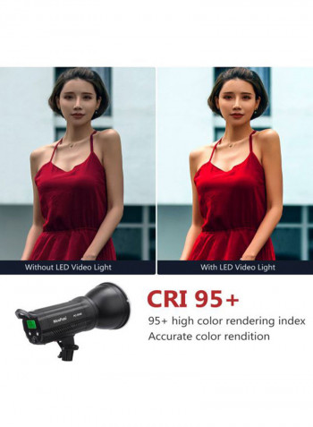 Photography LED Video Light 40.5x22x27centimeter Black