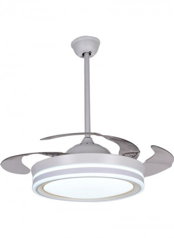 Ceiling Fan Light Silver 42inch