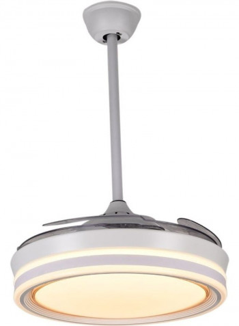 Ceiling Fan Light Silver 42inch