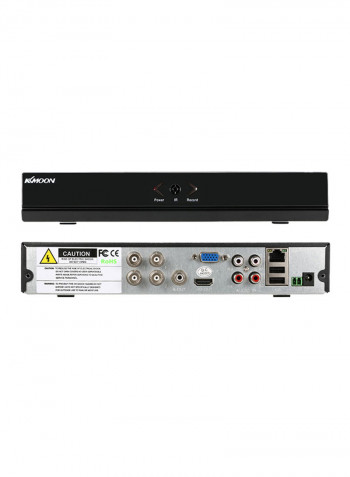 4-Channel Digital Video Recorder Black 1.61kg