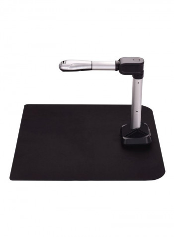 ماسح ضوئي بكاميرا للوثائق بمنفذ USB Scanner 12x10x28.2, Cushion 52.1x47سم أسود/ فضي