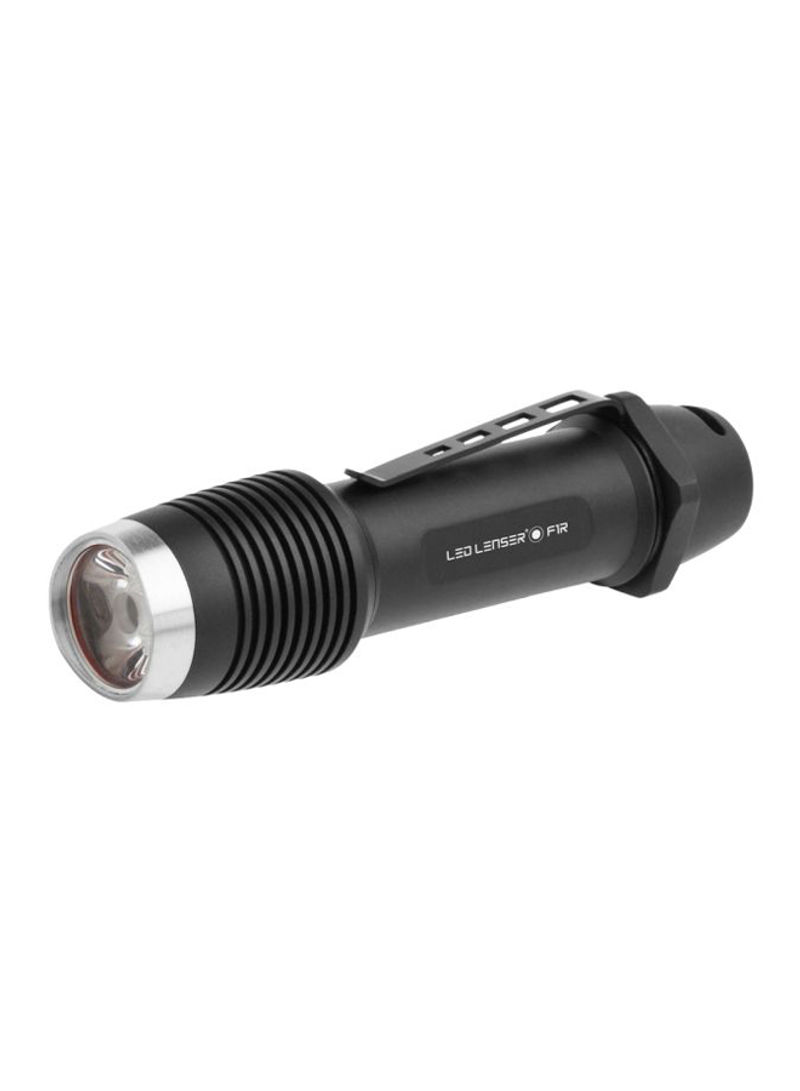 F1R LED Flashlight Black/Silver 115millimeter