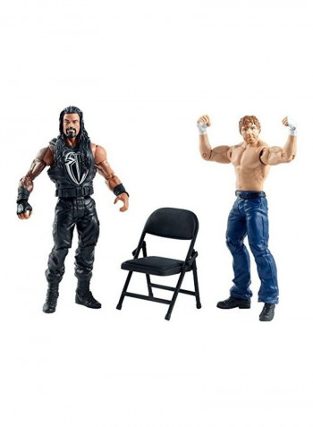 Pack Of 2 Summer Slam Roman Reigns And Dean Ambrose Action Figure Set