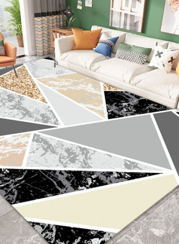 1 Piece Bedroom Rug Marbling Geometric Pattern Nordic Style Carpet multicolour 140*200(W*L)cmcm
