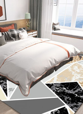 1 Piece Bedroom Rug Marbling Geometric Pattern Nordic Style Carpet multicolour 140*200(W*L)cmcm