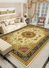 1 Piece Bedroom Rug Eco-friendly Color Block European Style Carpet multicolour 140*200(W*L)cmcm