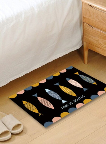 1 Piece Bedroom Rug Fish Pattern Cartoon Soft Carpet multicolour 140*200(W*L)cmcm