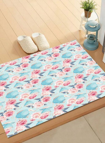 1 Piece Bedroom Rug Floral Pattern Eco-friendly Nordic Style Carpet multicolour 140*200(W*L)cmcm