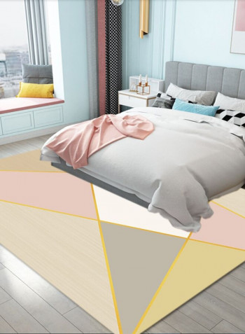 1 Piece Living Room Rug Geometric Pattern Sweet Anti-Slip Carpet multicolour 140*200(W*L)cmcm