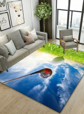 1 Piece Rug Anti-Skidding Landscape Print Soft Living Room Bedroom Floor Mat multicolour 140*200(W*L)cmcm