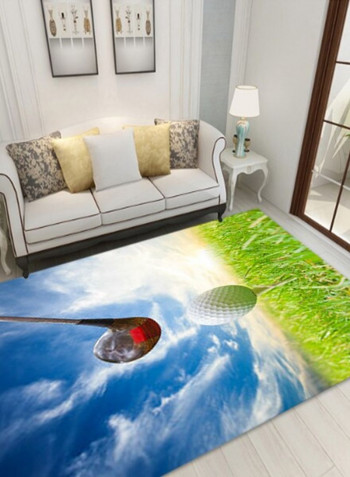 1 Piece Rug Anti-Skidding Landscape Print Soft Living Room Bedroom Floor Mat multicolour 140*200(W*L)cmcm