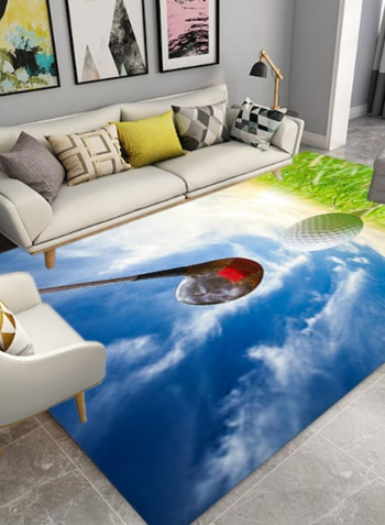 1 Piece Rug Anti-Skidding Landscape Print Soft Living Room Bedroom Floor Mat multicolour 140*200(W*L)cmcm