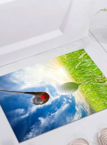 1 Piece Rug Anti-Skidding Landscape Print Soft Living Room Bedroom Floor Mat multicolour 140*200(W*L)cmcm