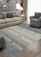 1 Piece Living Room Rug Comfortable Universal Foldable Carpet multicolour 140*200(W*L)cmcm