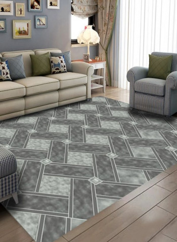1 Piece Living Room Rug Dustproof Geometric Pattern Softness Carpet multicolour 140*200(W*L)cmcm