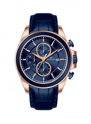 Men's Leather Chronograph Watch W8776GPP010D