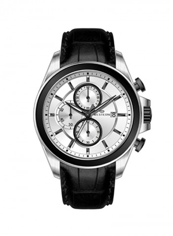 Men's Leather Chronograph Watch W8776GSB010F