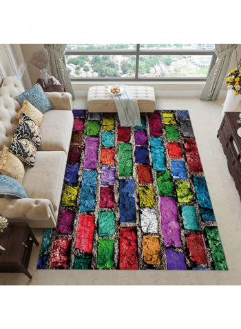 Modern Style Anti-Slip Fashion Carpet Multicolour 140 x 200cm