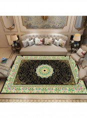 Foldable Anti-Slip Carpet Multicolour 140x200cm