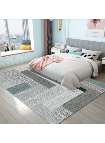 1-Piece Anti-Slip Geometric Pattern Carpet Multicolour 140 x 200cm