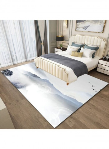 Printed Floor Rug Multicolour 140x200cm