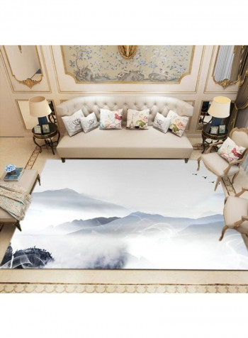 Printed Floor Rug Multicolour 140x200cm