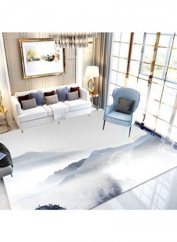 Printed Floor Rug Multicolour 140x200cm