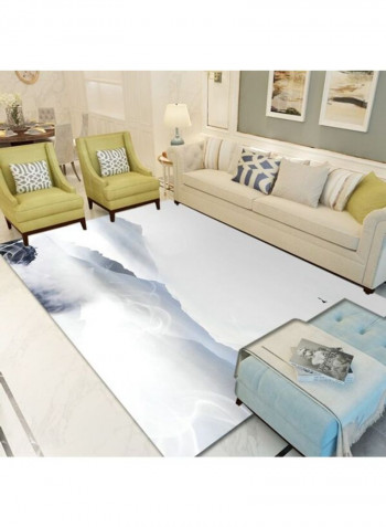 Printed Floor Rug Multicolour 140x200cm