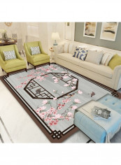 1-Piece Chinese Style Vintage Floral Pattern Carpet Multicolour 140 x 200cm