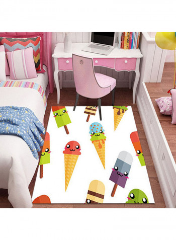 Fashion Cartoon Pattern Living Room Rug Multicolour 140x200cm