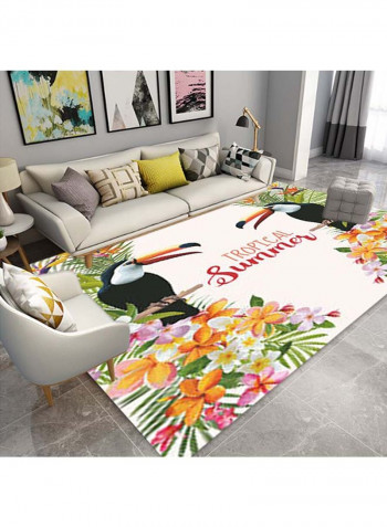 Nordic Style Anti-Skidding Printed Carpet Multicolour 140x200cm