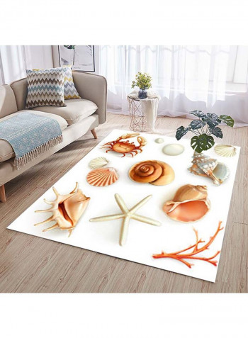 Bedroom Rug Fashion Underwater World Pattern Eco-friendly Carpet Multicolour 140 x 200cm