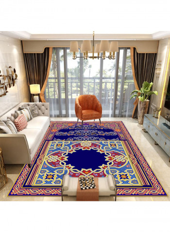 Ethnic Pattern Floor Rug Multicolour 140x200cm